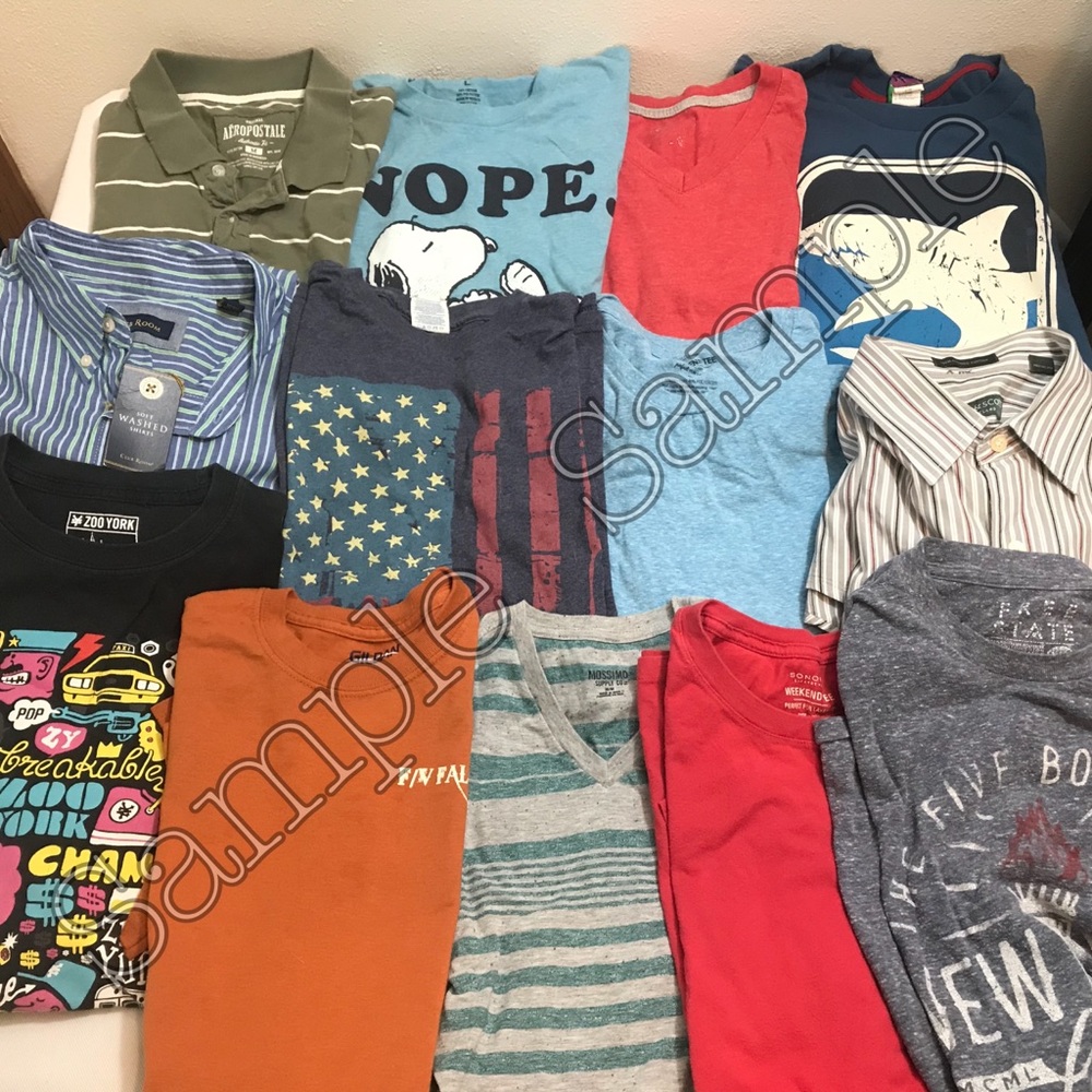 Five pounds Men’s Tops Shirts Polos casual Variety